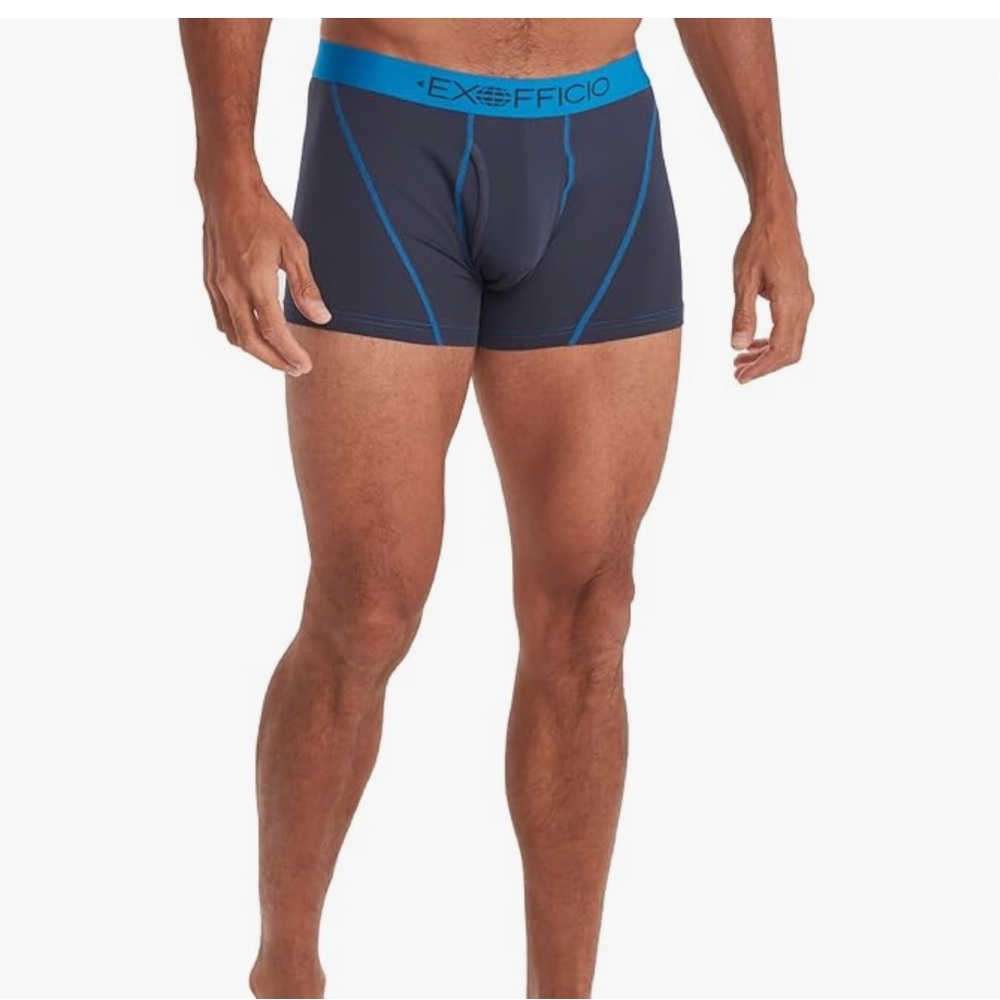 ExOfficio Men's Give-N-Go Sport 2.0 3 inch Boxer Brief NWT!